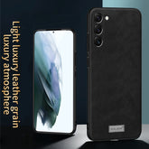 SULADA Shockproof TPU Hybrid Handmade Leather Phone Case